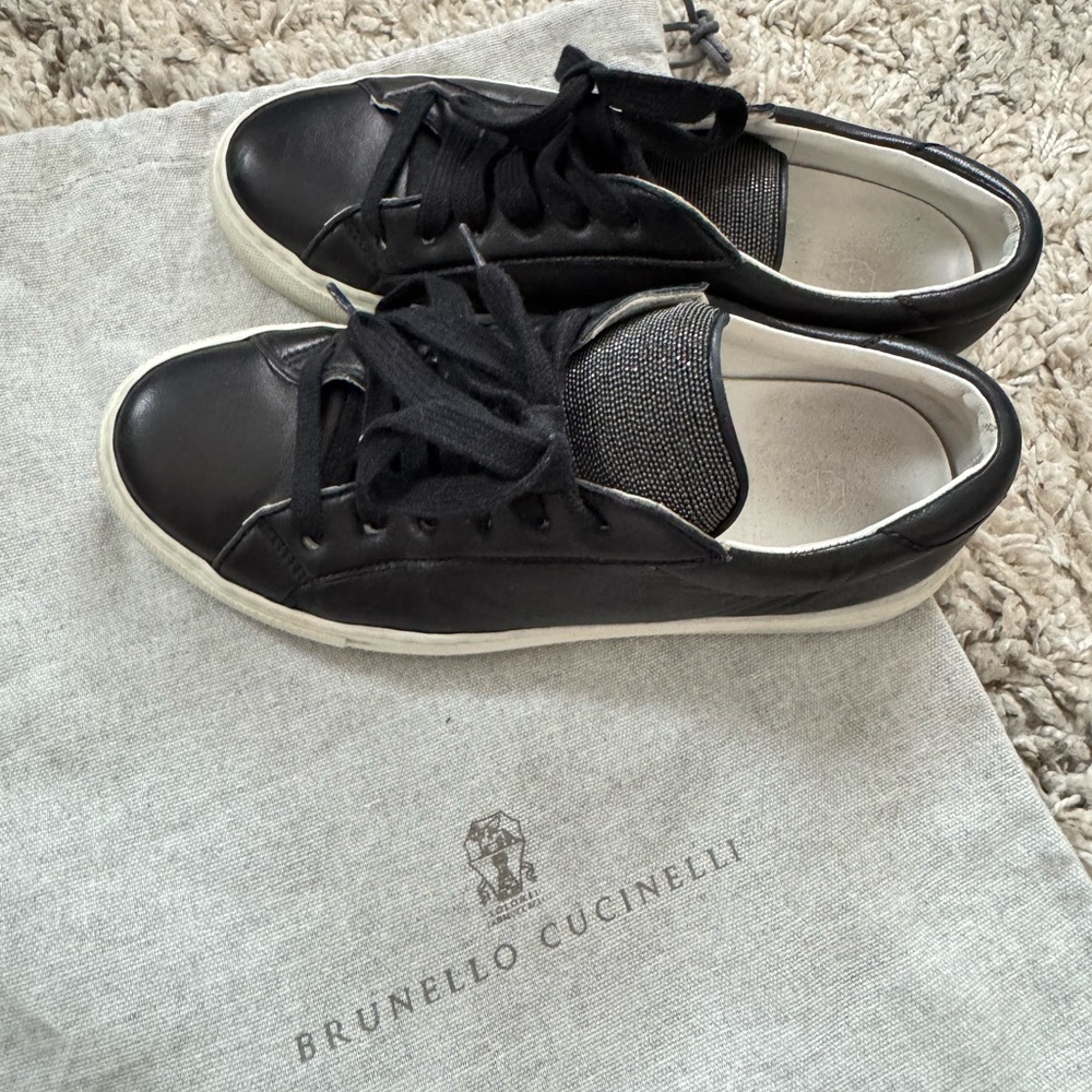 BRUNELLO CUCINELLI | leather sneakers.